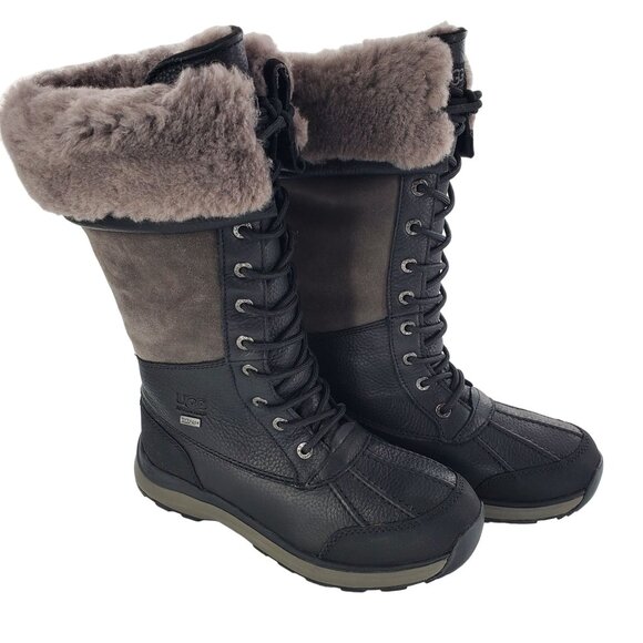 UGG 7 Adirondack Tall Boot III Fur Waterproof Sheepskin Leather Outdoor Shoes - Picture 12 of 16